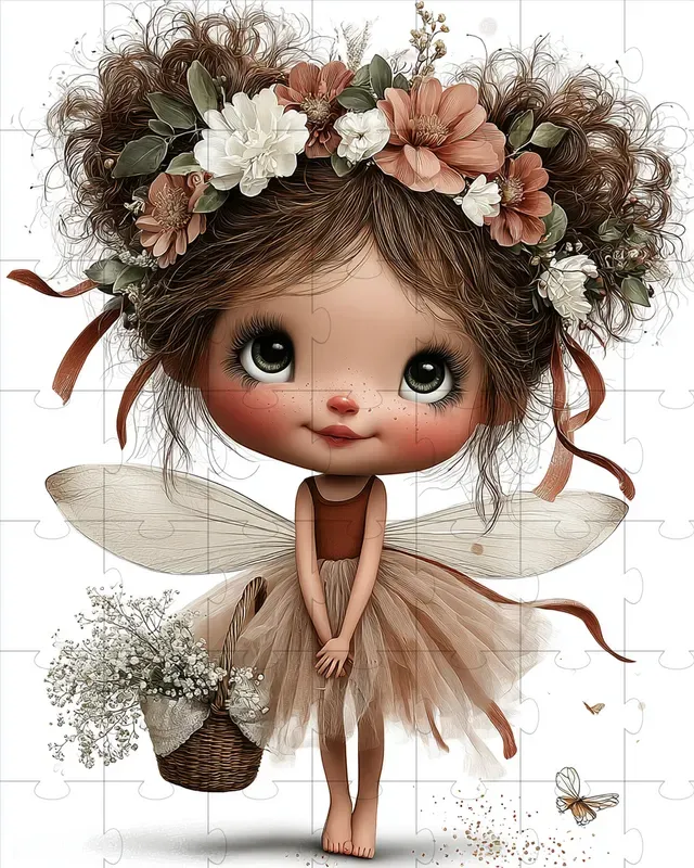 Birthday Fairy Watercolor Clipart