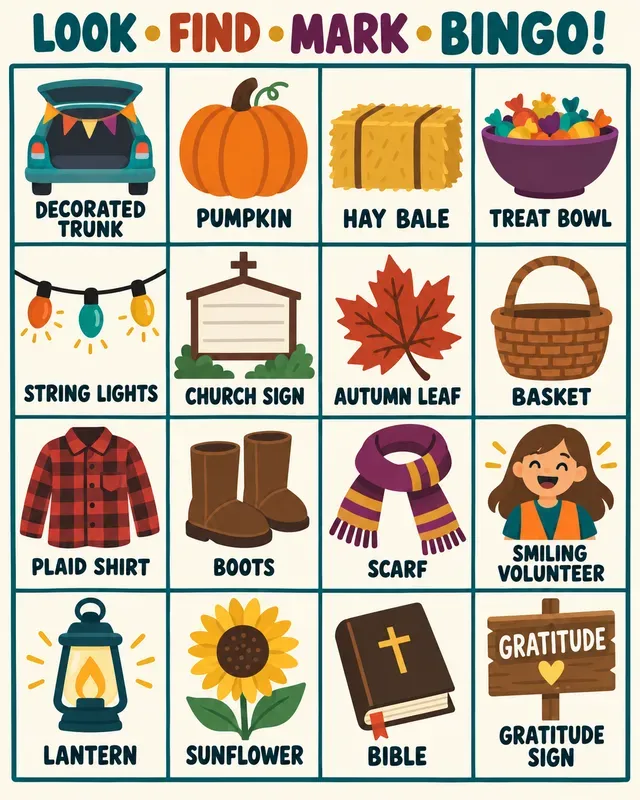 Christian Fall Bingo Toolkits