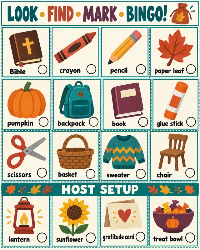 Christian Fall Bingo Toolkits