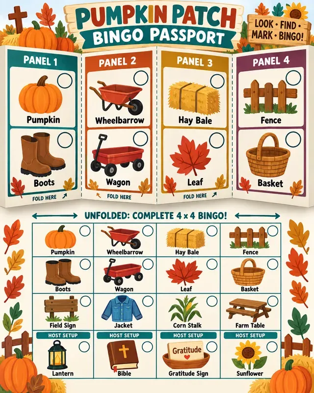 Christian Fall Bingo Toolkits