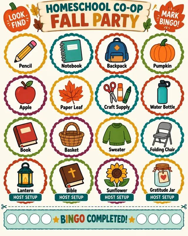 Christian Fall Bingo Toolkits