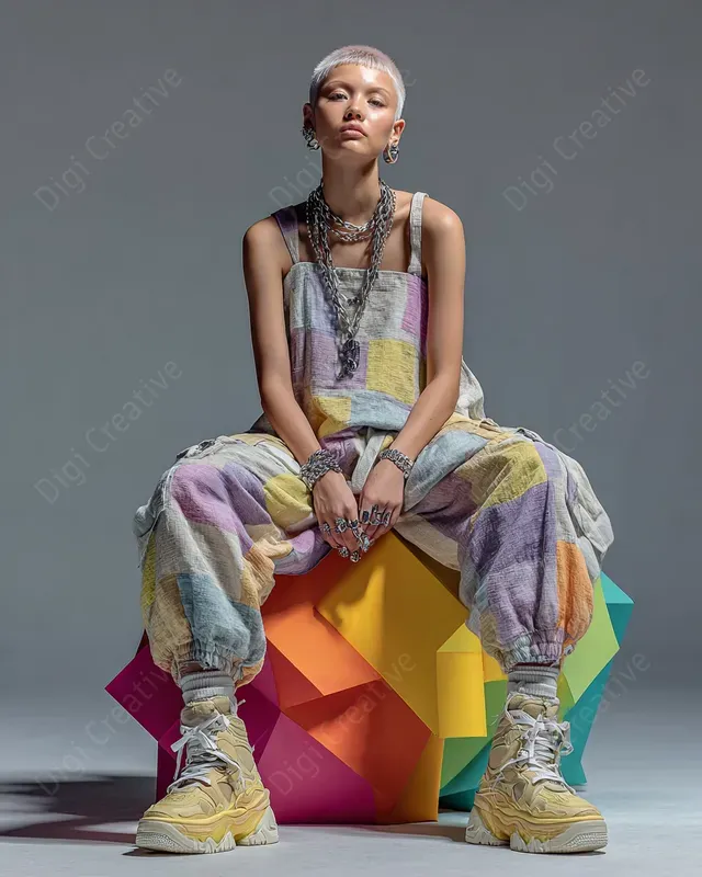 Modern Elegances In Studio Light Fashion