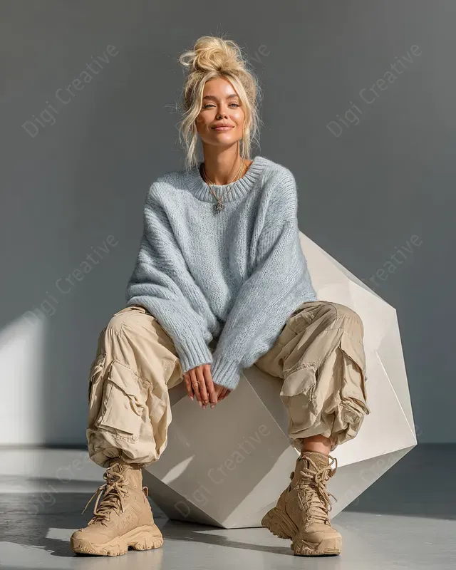 Modern Elegances In Studio Light Fashion