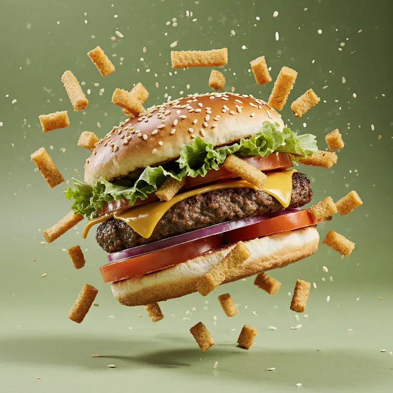 Flying Food Bursts