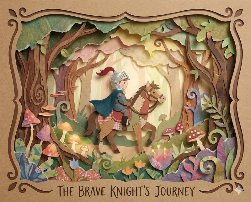 Whimsical Papercut Storybook Art Makers