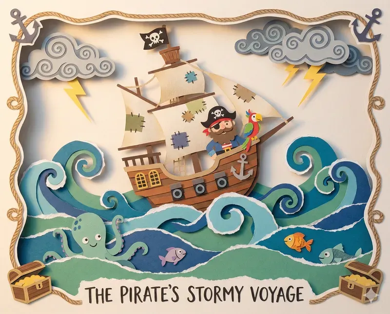 Whimsical Papercut Storybook Art Makers