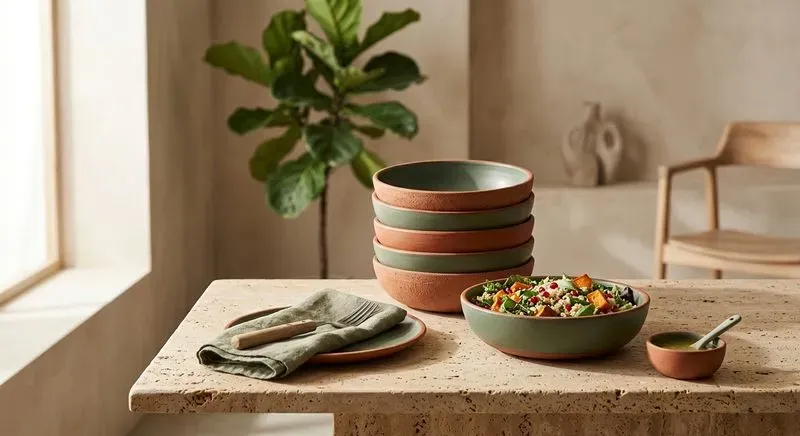 Modern Organic Ceramic Dinnerware Sets