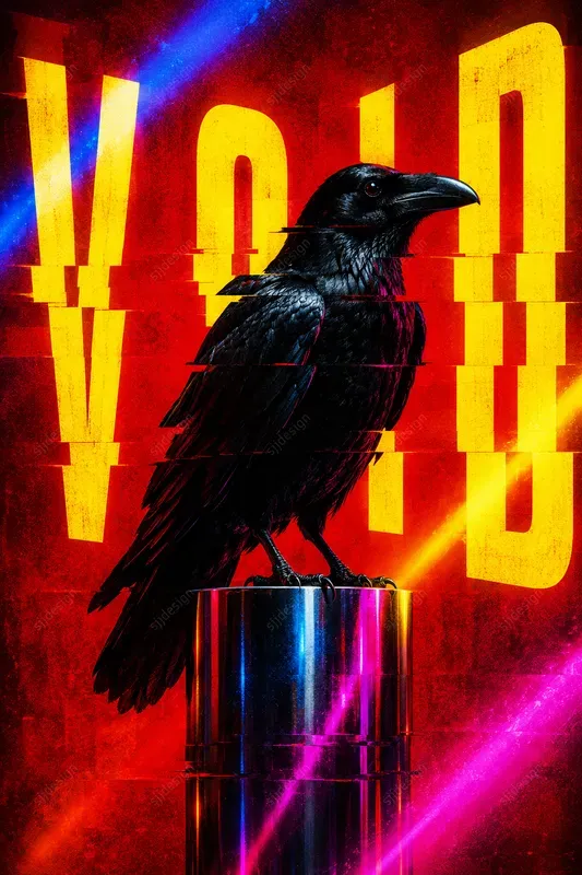 Prismatic Glitch Poster Art