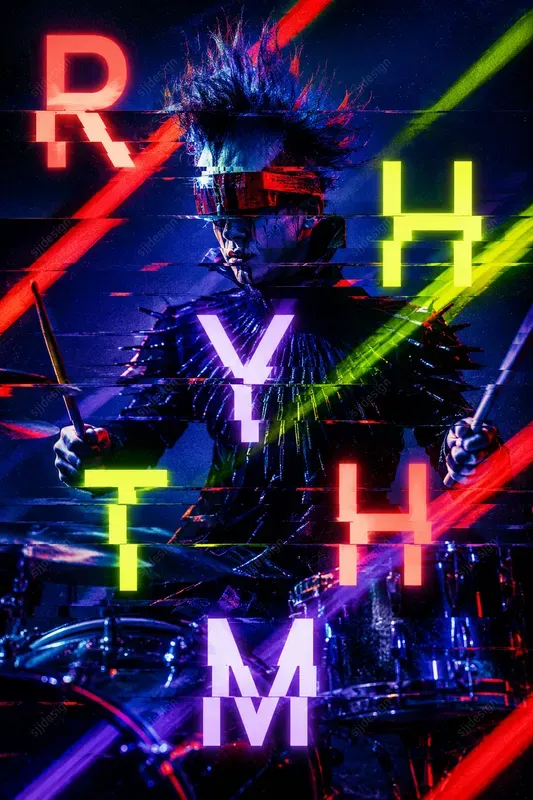 Prismatic Glitch Poster Art