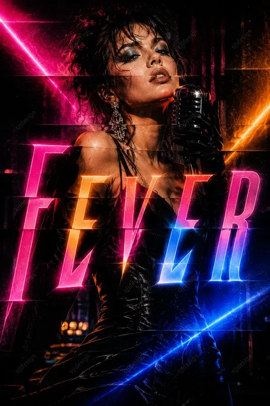 Prismatic Glitch Poster Art