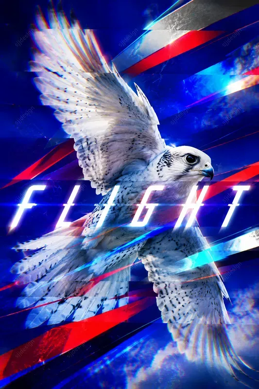 Prismatic Glitch Poster Art