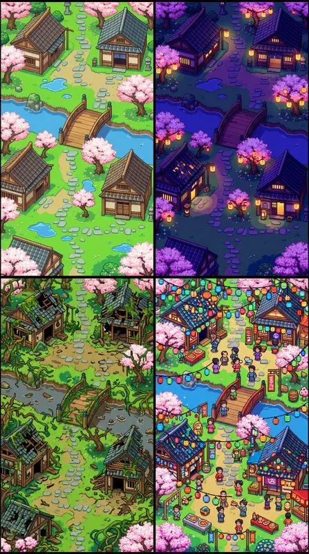 Mobile Game Map Vertical Layouts