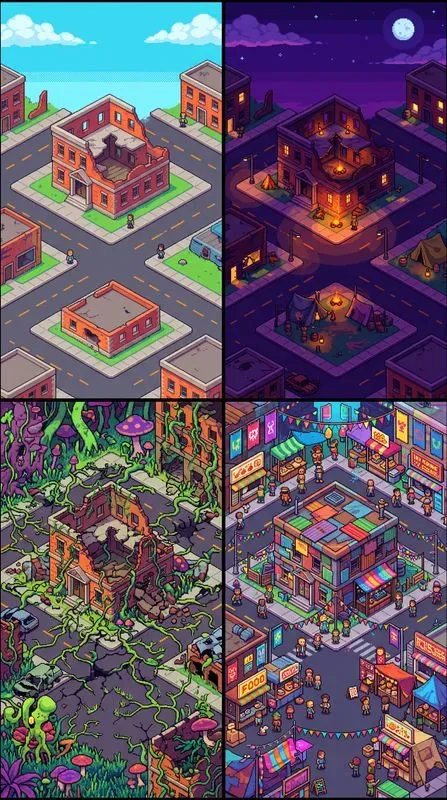 Mobile Game Map Vertical Layouts