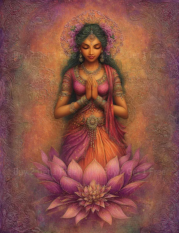 Hindu Goddess Blessing Junk Journals