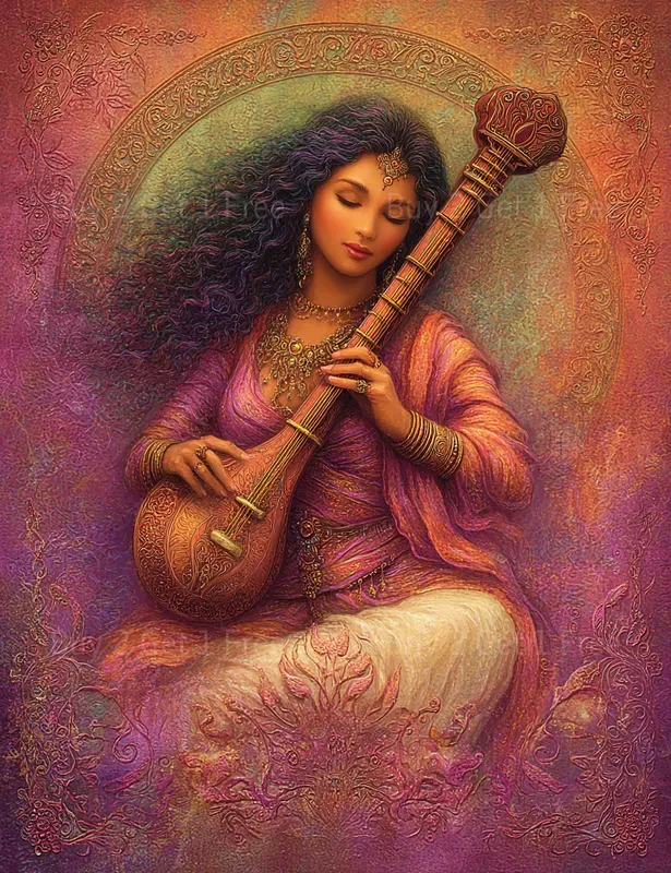 Hindu Goddess Blessing Junk Journals