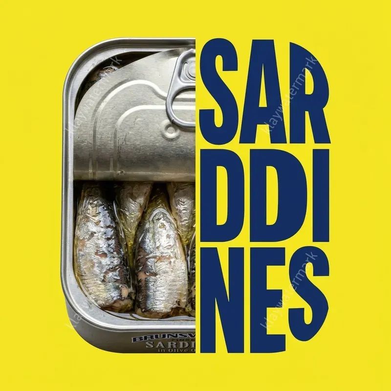 Seamless Split Photo Flat Typography