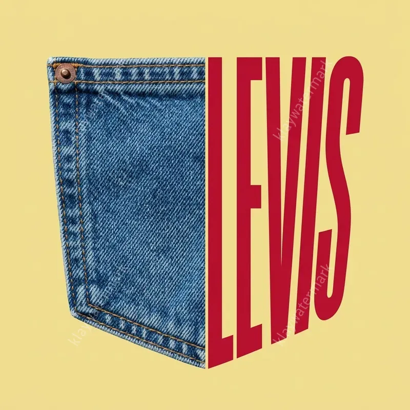 Seamless Split Photo Flat Typography