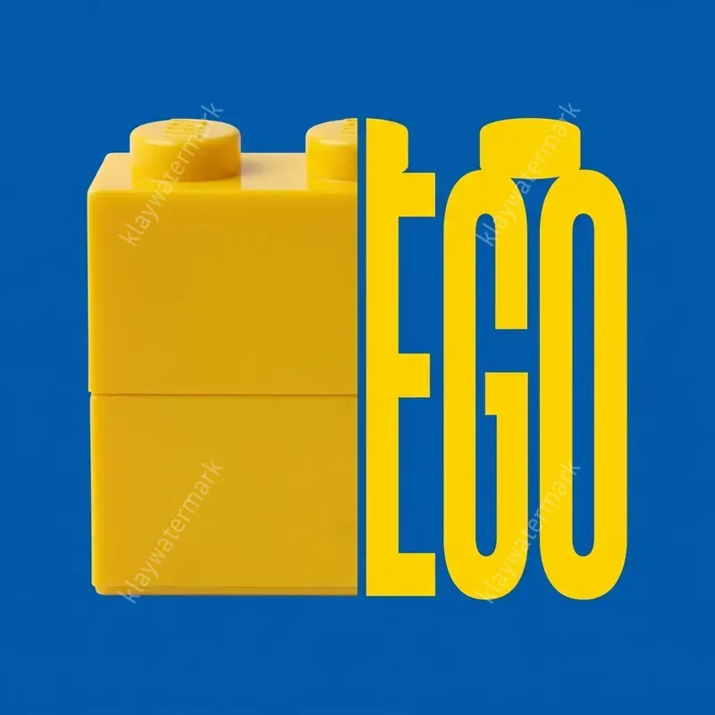 Seamless Split Photo Flat Typography