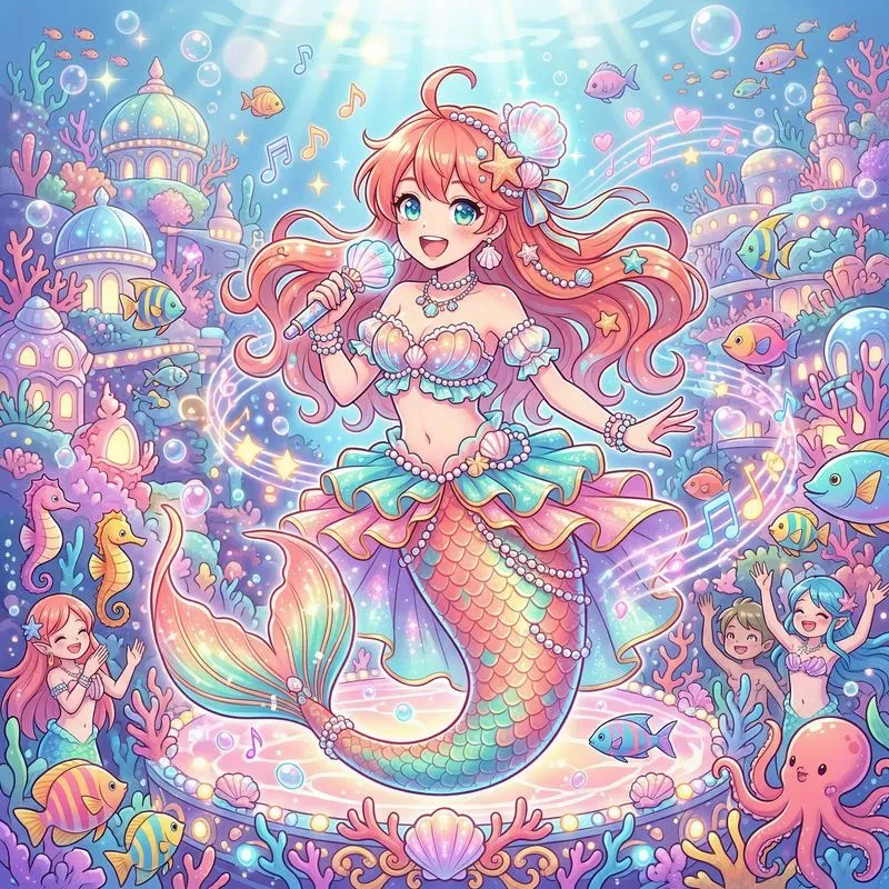 Aesthetic Sparkle Anime Pop