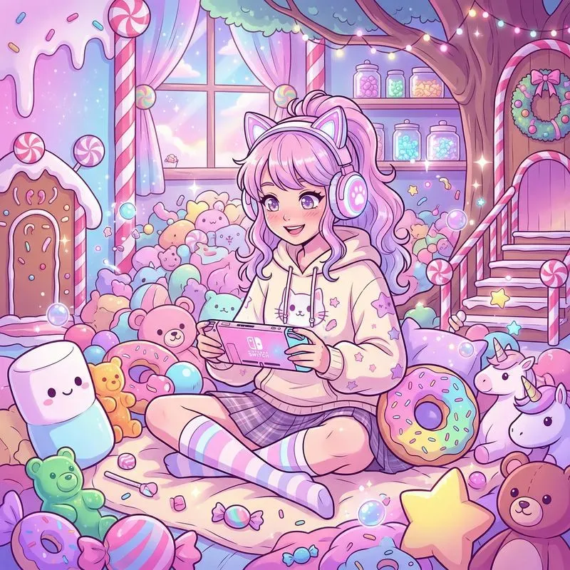 Aesthetic Sparkle Anime Pop