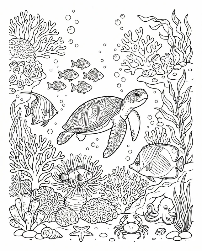 Coloring Book Page Masters