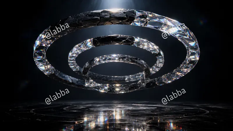 3D Liquid Glass Tech Art