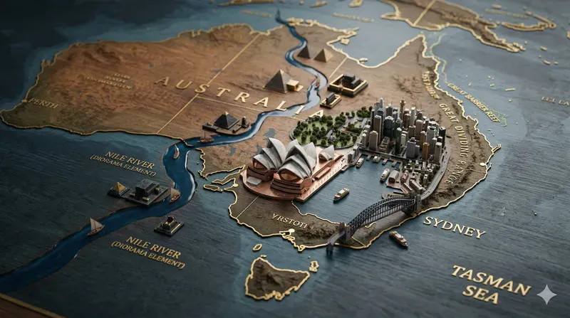 Georise 3D Cinematic Map City Dioramas