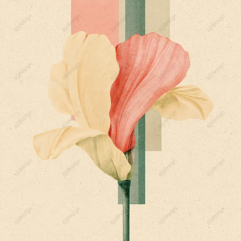 Pastel Surreal Collage Art