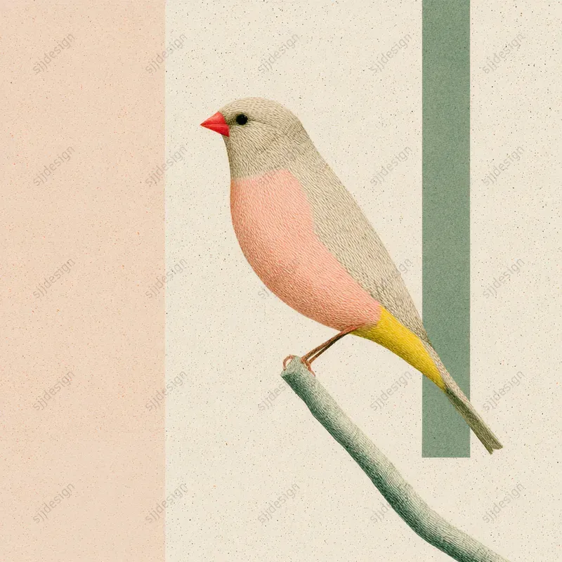 Pastel Surreal Collage Art