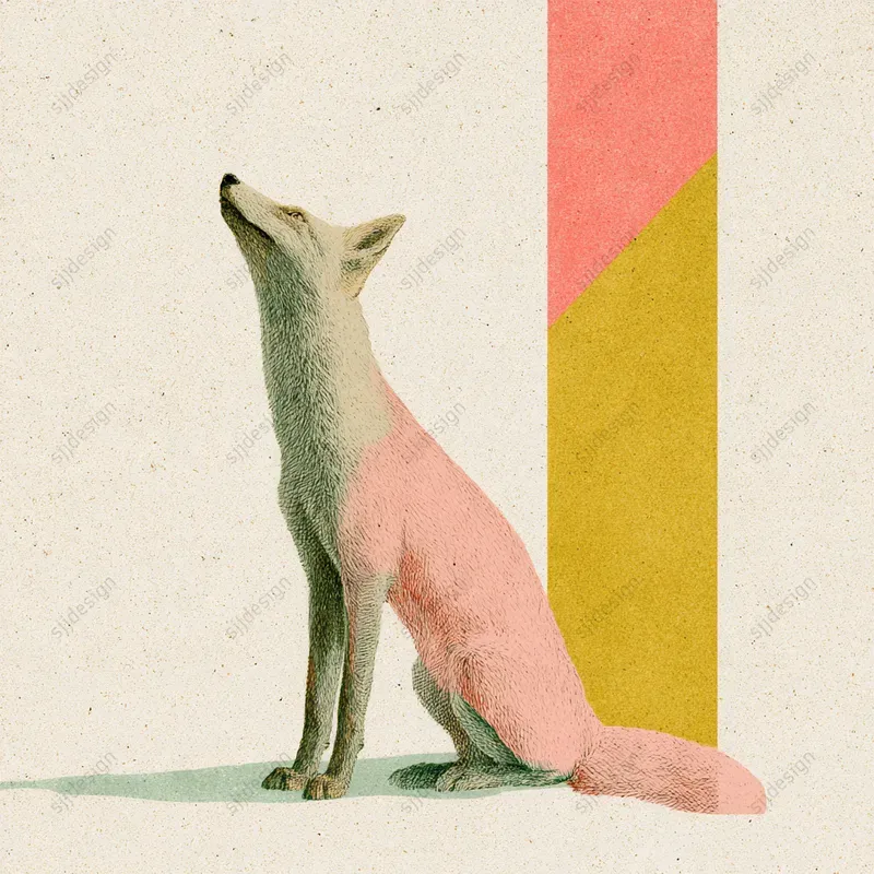 Pastel Surreal Collage Art