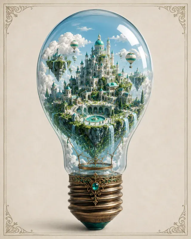 Miniature Worlds Inside Objects