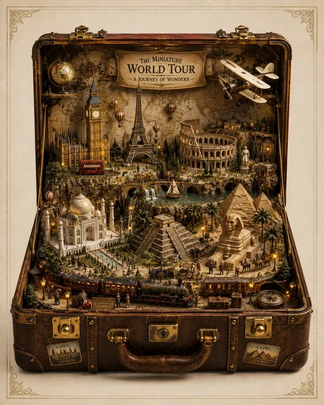 Miniature Worlds Inside Objects