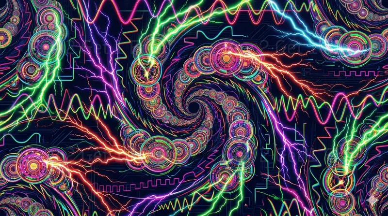 Neon Vortex Pro Seamless Patterns