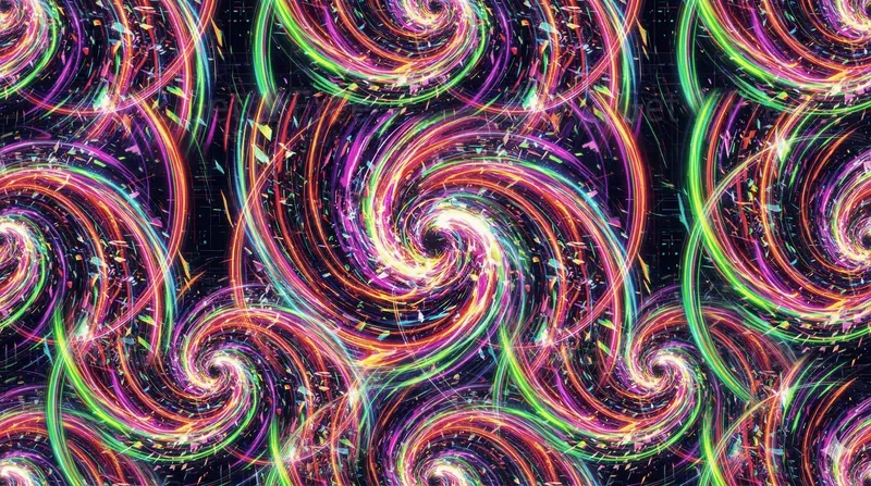 Neon Vortex Pro Seamless Patterns