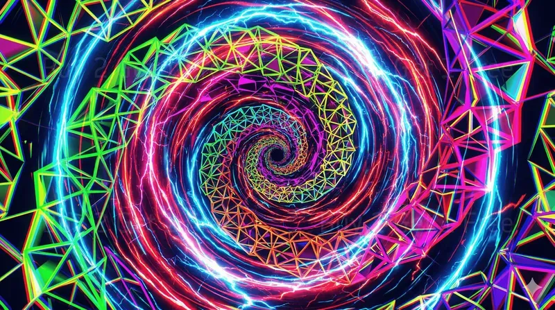 Neon Vortex Pro Seamless Patterns