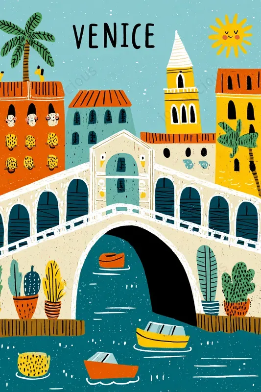 Illustrated City Travel Posters