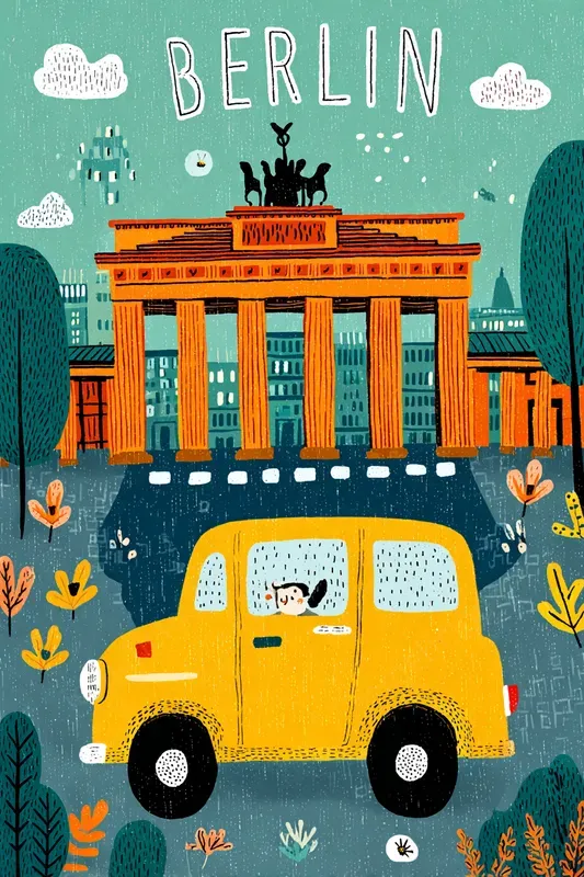 Illustrated City Travel Posters