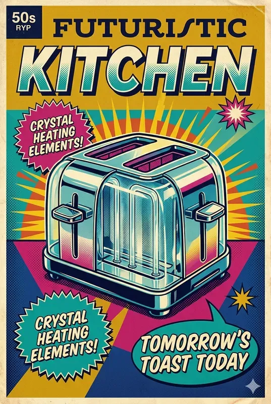 Retro Pop Art Magazine Cover Posters