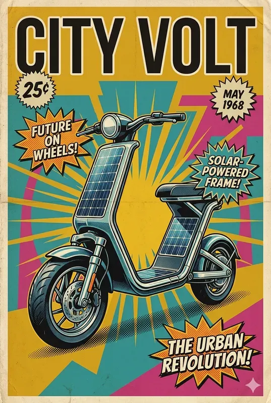 Retro Pop Art Magazine Cover Posters