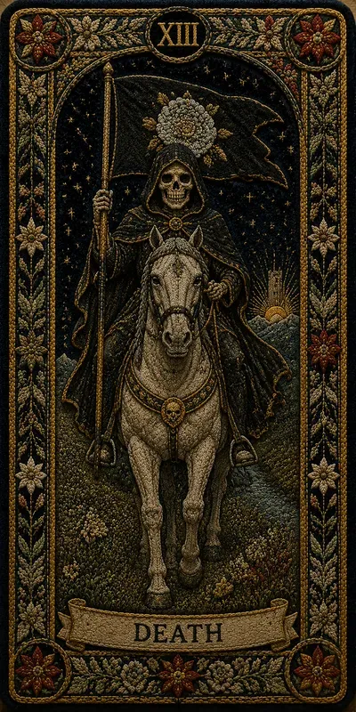 Tactile Fabric Major Arcana Tarot Cards