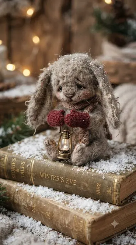 Whimsical Snow Felt Creatures