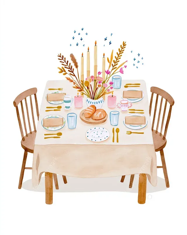 Warm Neutral Wedding Summer Clipart