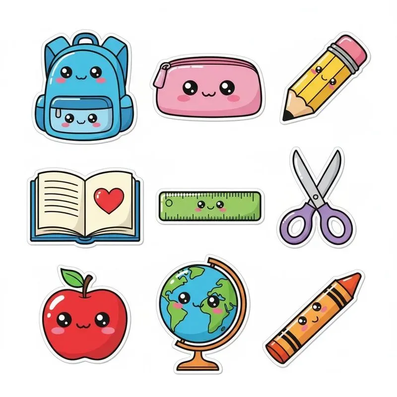 Cute Kawaii Sticker Collection Sets