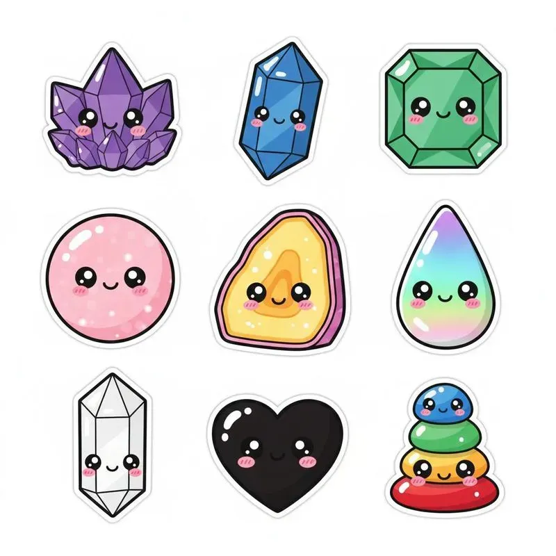 Cute Kawaii Sticker Collection Sets