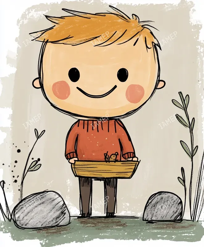 Whimsical Watercolor Child Portraits
