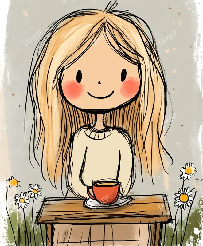 Whimsical Watercolor Child Portraits