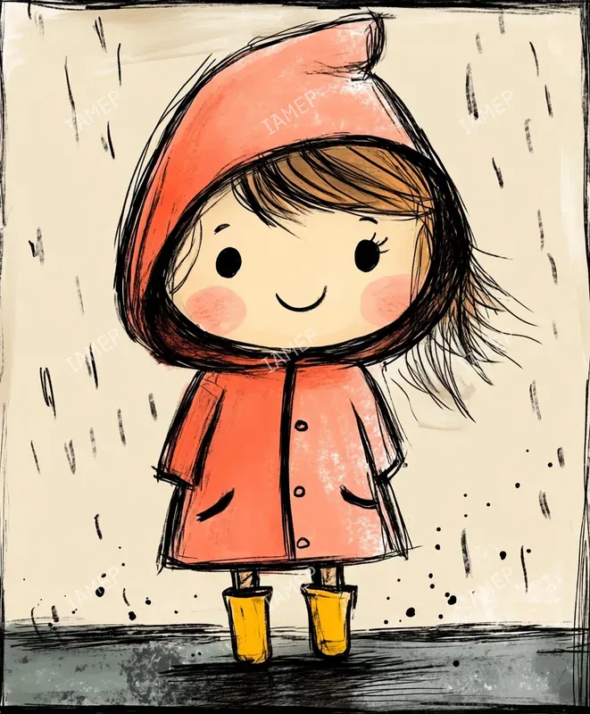 Whimsical Watercolor Child Portraits