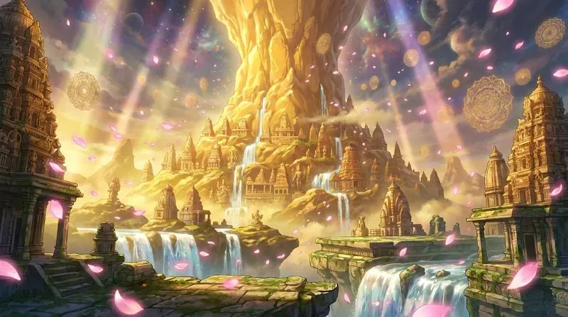 Cinematic Mythological Anime Realms