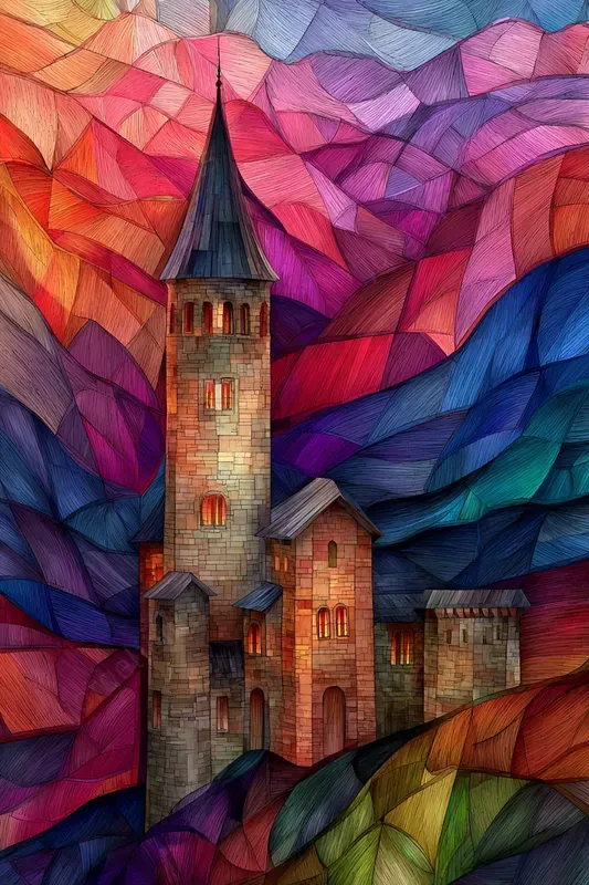 Stained Glass Landscape Wallpapers