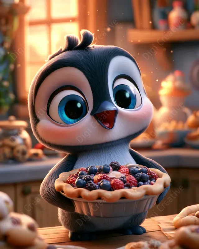Heartwarming Animated Kitchen Scenes
